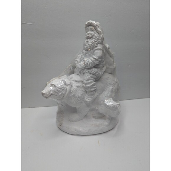 California Creations Santa's Polar Bear Ride #94243 NEW NWT Retired Christmas - Picture 1 of 6